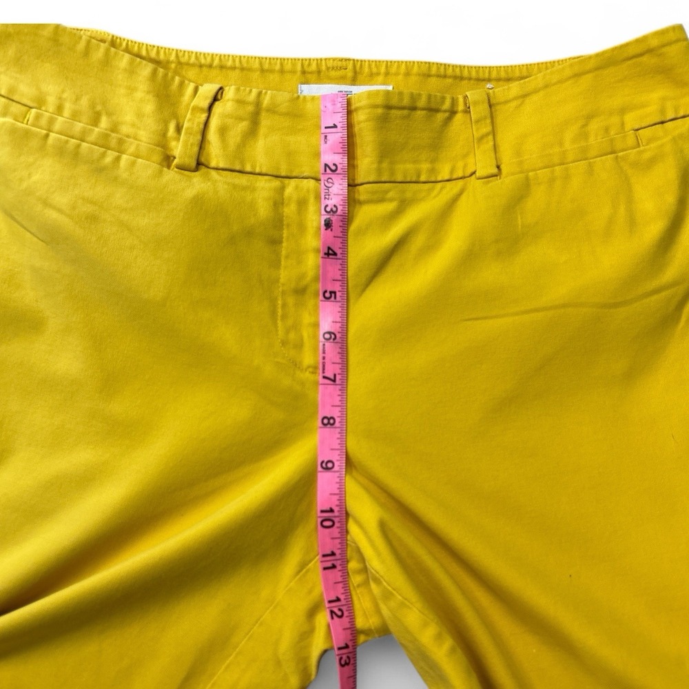Ann Taylor LOFT Julie Fit The Riviera Pant – Women's Size 10 – Yellow - Picture 5 of 9